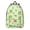 Mushroom and Frog, variant on Mushroom and Frog Green Pattern Backpack for School, Cute School Bag with Adjustable Shoulder Straps and Padded Back, 15.7"x11.8"x5.5"