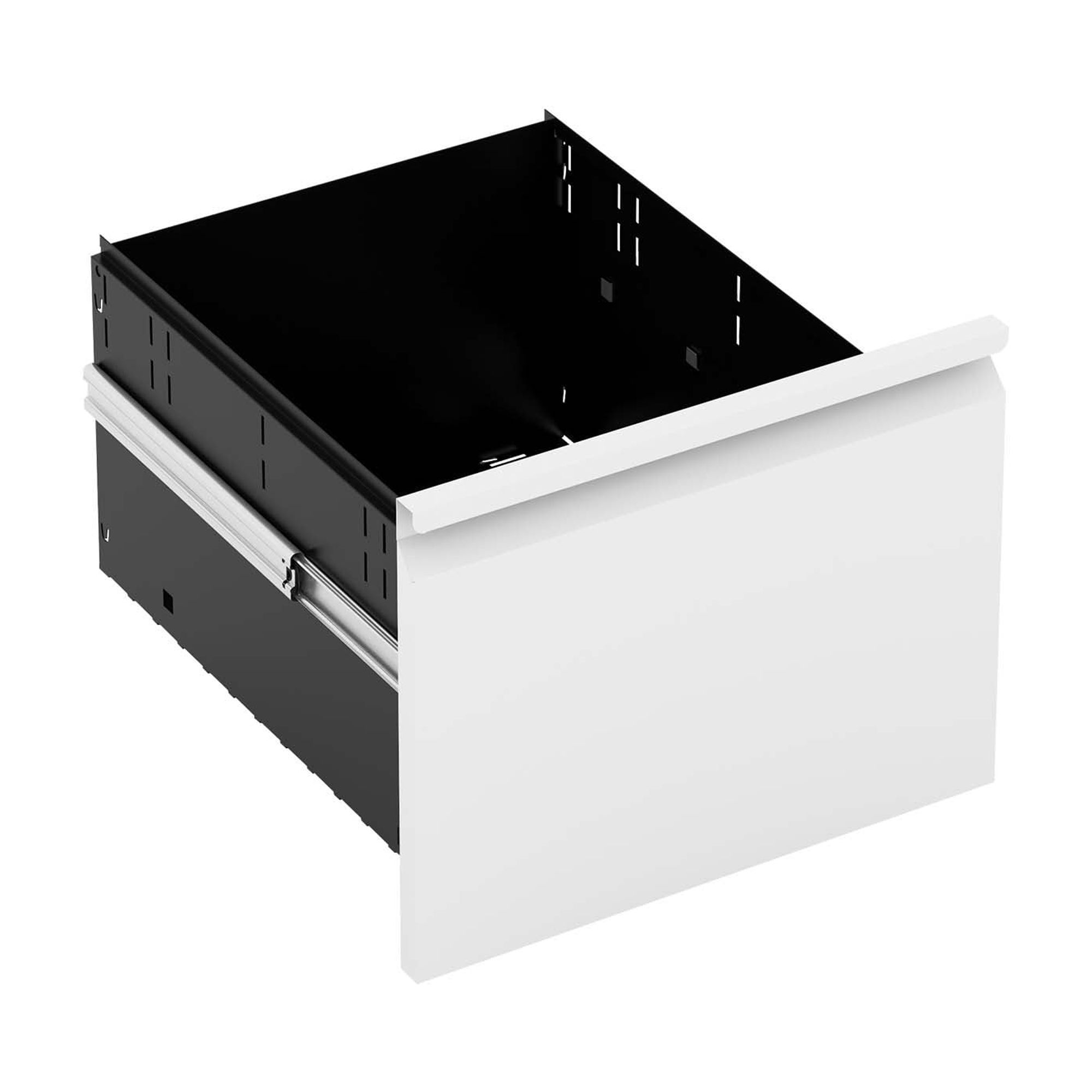 3 Drawer Mobile File Cabinet with Lock,Metal Filing Cabinets for Home Office Organizer Letters/Legal/A4,Fully Assembled,White