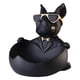 thumbnail image 2 of Estatua de perro, figura decorativa de resina para escritorio, para guardar llaves y acceder a la caja. Negro, 2 of 8