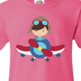 thumbnail image 4 of Inktastic Pilot Boy, Boy With Brown Hair, Boy In Airplane Youth T-Shirt, 4 of 5