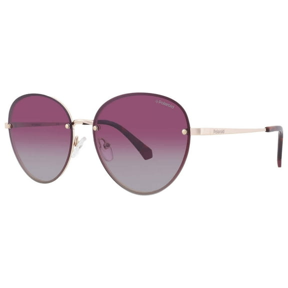 New Polaroid PLD4090/S Sunglasses Womens PLD 4090/S S9EJR Gold / Purple 58mm