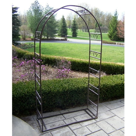 Oakland Living Tuscan Wedding 7.25-ft. Iron Arch Arbor
