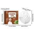 thumbnail image 2 of Non Wash Disposable Shampoo Cap Anhydrous Water Free Hair Cleansing Wrap Individually Packed for Elderly Bedridden Travel Camping Hair Care, 2 of 8