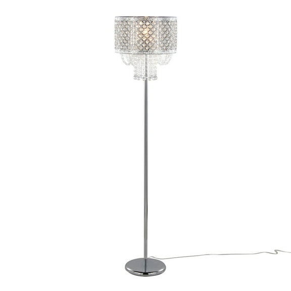 LumiSource Droplets Sleek 60" Metal Floor Lamp