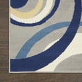 thumbnail image 4 of Nourison Grafix Mid-century Geometric Grey Area Rug, 4 of 8