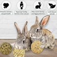thumbnail image 2 of 6x juguete de actividad de animales pequeños, juguetes para masticar mascotas, 40 Uds., palo de hierba mezclada Natural, masticar Chinchilla, 2 of 3