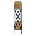 thumbnail image 4 of Convenience Concepts Table Console Deluxe 2 Niveaux Finition Bois Tabac, 4 of 4