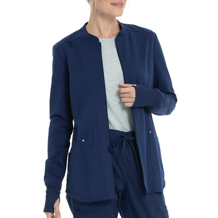 

Scrubstar Women s Ultimate Zip Front Stretch Twill Scrub Jacket WD304