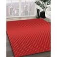 thumbnail image 3 of Ahgly Company Machine Washable Indoor Round Transitional Red Area Rugs, 3' Round, 3 of 7