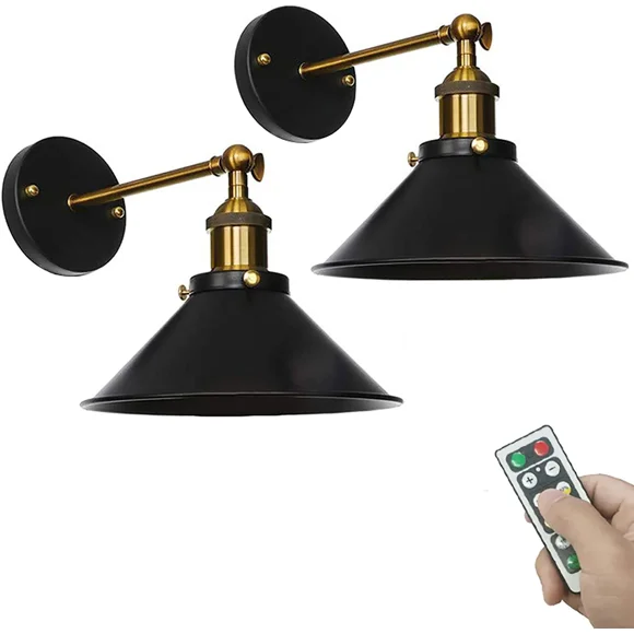 battery operated wall lights walmart