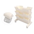 thumbnail image 1 of Étagère Mobile avec Roues, Matériau Plastique à Rotation 360, Capacité Multicouche pour la Maison, Économise de l'Espace, 1 of 8