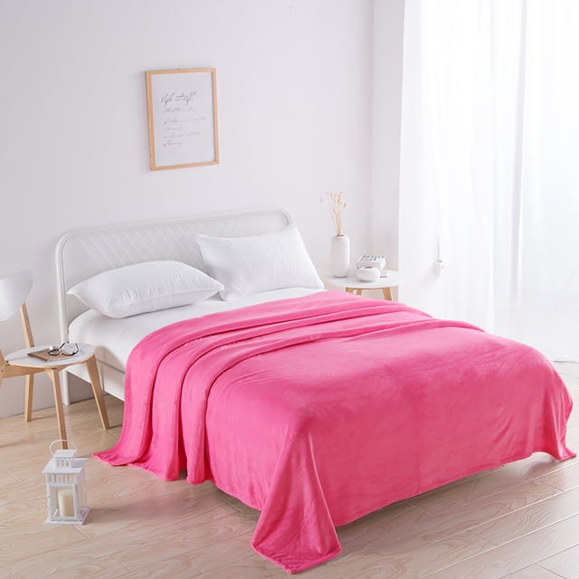 Soft Microfiber Flannel Blankets For Couch Bed Sofa Warm For All Seasons