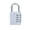 Silver Gray, variant on Alloy Combination Lock Padlock Luggage Anti-Theft Weatherproof Security Outdoor Safely Code Door