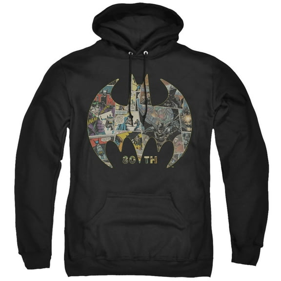 Batman - 80Th Shield - Pull-Over Hoodie - Large