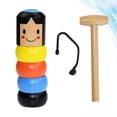 thumbnail image 4 of Wooden Puppet Doll for Kids Party Performance Assorted Color 1Set, 4 of 4