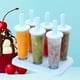 thumbnail image 4 of EeaseMX Molde redondo para 6 paletas de hielo, molde casero reutilizable para paletas de helado, herramienta para hacer helado con bandeja (azul cielo), 4 of 7