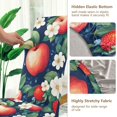 thumbnail image 5 of Yayeee 2 Pack Dining Chair Covers Stretch Parson Chairs Slipcovers Seat Protector, Blue Apple Pattern, 5 of 6