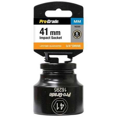 

Pro-Grade 16295 0.75 in. Drive x 41 mm 6 Point Impact Socket
