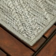 thumbnail image 4 of Balta Kava Chevron Flatweave Indoor/Outdoor Area Rug Grey 7'10" x 10' 8' x 10' Silver, 4 of 5