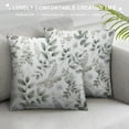 thumbnail image 3 of Nawypu Sage green Australian Eucalyptus Watercolor Botanical Leaves Australianiana Eucalyptus leaves in watercolour Throw Pillow Covers Sofa Pillowcase Car Square Throw Pillowcases Home Decoration, 3 of 5