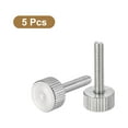 thumbnail image 3 of M4x20mm Knurled Thumb Screws, 5 Pack 304 Stainless Steel Flat Knurled Head Bolts, 3 of 5