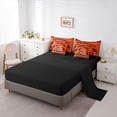 thumbnail image 5 of jejeloiu Football City Silhouette 7pcs Bedding Comforter Set,American Rugby Game Queen Bedding Sets For Men Women Reversible, 5 of 8