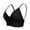 Black, variant on Seductiva Clearance Bras for Women Women's Solid Color Underwire Breathable Detachable Cotton Cup French Sports Bra