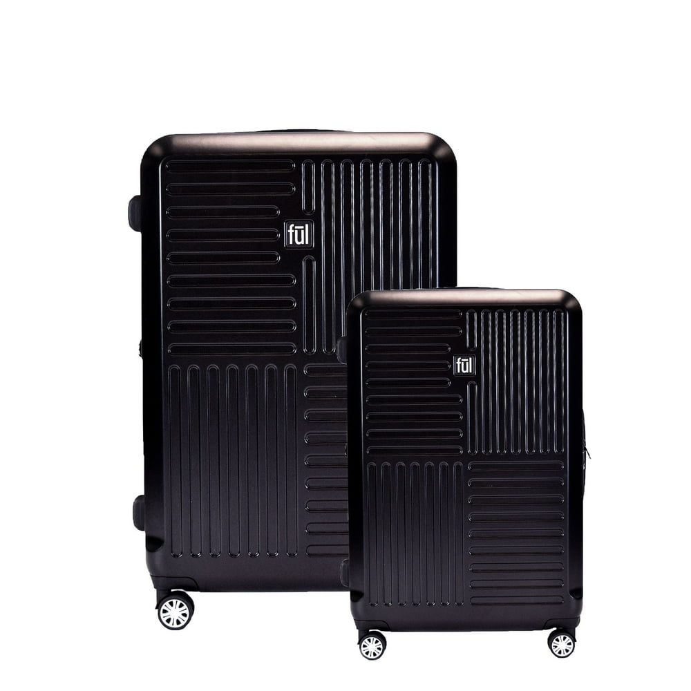 ful FUL Urban Grid 2 Piece Luggage Set, Spinner Rolling Luggage