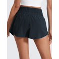 thumbnail image 2 of Shorts CRZ YOGA con Falda Superpuesta y Bolsillo con Cierre Azul Marino Talle S, 2 of 5