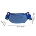 thumbnail image 3 of Bolsa Mujer Bling Sling Bag Correa ancha ajustable Riñonera de lujo Bolso casual para damas, 3 of 8