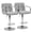 Gray, variant on edx Bar Stools Set of 2 with PU Leather, Swivel High Back Bar Stools with Handles for Kitchen Island, Black