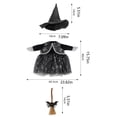 thumbnail image 3 of Nkmbld Halloween Porch Goose Outfits for 23" Cement Plastic Geese Costume for Fall Yard Lawn Outdoor Garden Patio Statue Halloween Thanksgiving Decor, 3 of 7
