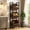 Brown, variant on Fnova 51.1" 3 - Tier Industrial Storage Shelf with Wooden Baskets, Freestanding Organizer for Wine Bottles, Kitchen, Cellar