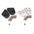 thumbnail image 4 of 2Pcs Handlebar Risers Extender Black Silver Mount Raised Motorcycle R1150RT Accessories Parts Heightening Code Lifting Seat Black, 4 of 9