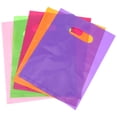 thumbnail image 1 of 50 bolsas de regalo de plástico, bolsas decorativas, bolsas de plástico para envolver regalos, bolsas de plástico con asa., 1 of 7