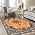 thumbnail image 2 of SUSUZI 5.3' x 7.5' Area Rug Boho Living Room Rug, Washable Low Pile Non Slip Carpet for Bedroom, Dining Room, Retro Area Rug Indoor, 2 of 9