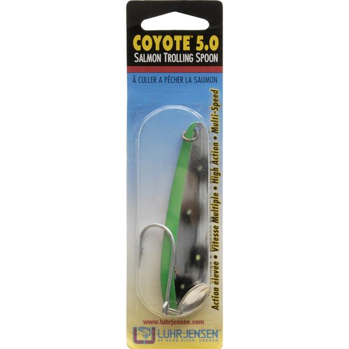 Luhr Jensen 5" Coyote Spoon, Fluorescent Green/Charteuse
