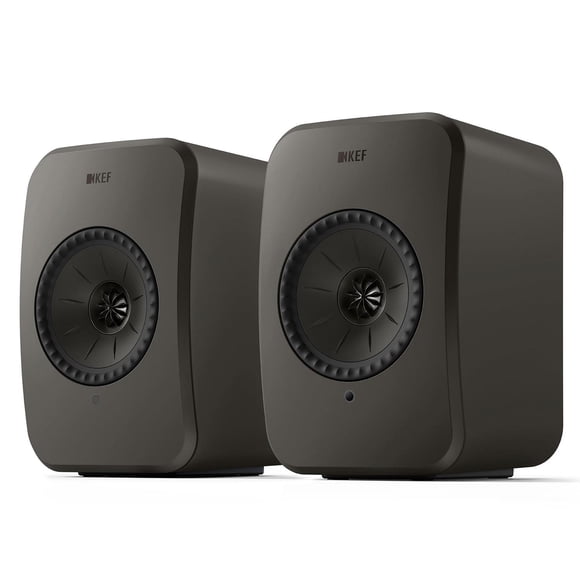 KEF LSX II LT Altavoces inalámbricos HiFi - Par (Gris Grafito)