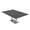 Asian Night w/Silver Base no Electric, variant on 7Ft Rectangular Conference Room Table Power And Data Square Metal Base