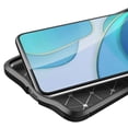thumbnail image 4 of OnePlus 8T Case, Soft TPU Litchi Texture Shockproof Protective Bumper Case - Black, 4 of 6