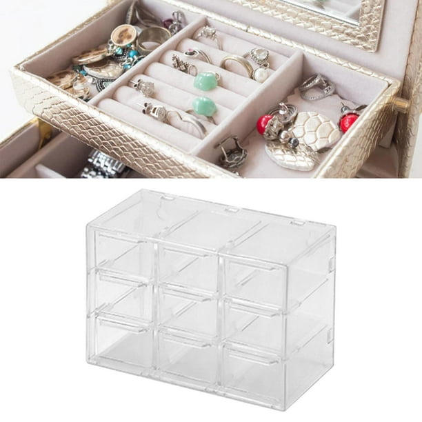 Grid Container,Grid Storage Box Dustproof Clear Organizer Box Grid  Organizer Box Unmatched Quality 