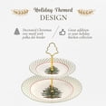 thumbnail image 3 of Spode Polka Dot Christmas Stoneware Tiered Server, Set of 2, 3 of 7