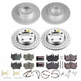 thumbnail image 2 of PowerStop Front and Rear Geomet Coated Brake Rotor and Pad Kit Fits: PORSCHE Select Models CRK6733, 2 of 4