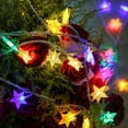 thumbnail image 4 of 20 LED Christmas Star String Lights 10 FT Fairy Christmas Lights Battery Operated for Indoor & Outdoor, Party, Wedding and Holiday Decorations ,Colorful, 4 of 7