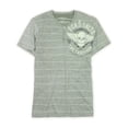 thumbnail image 1 of Camiseta henley Ecko Unltd con gráfico Skulls Fly Better para hombre gris pequeña, 1 of 2