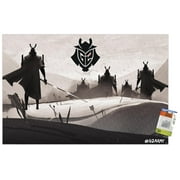 G2 Esports - Samurai Wall Poster with Pushpins, 22.375" x 34"