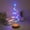 White B, variant on Xecvkr Christmas Helical Tree Light Volution LED Tabletop Mini Spiral Shape Wooden Base Battery Powered Warm White Multicolor Star Top Home Holiday Decor 13.8x4.7in 1 Piece