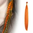 thumbnail image 2 of WIFKLSIIPG 100 Pcs 1 Paquet de Bâtonnets d'Extension de Cheveux Colorés en Plumes Bâtonnets de Fibre de Cheveux Perruque 13 Couleurs, 2 of 8