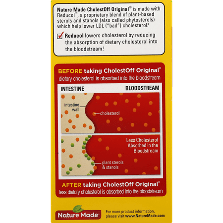 Nature Made CholestOff 60 Caplets (Pack of 3)