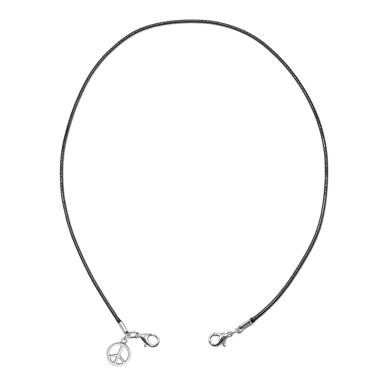 Peace Charm Face Mask Necklace, Mask Holder, Face Mask Lanyard